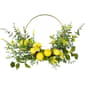 Northlight Seasonal Lemon & Daisy Springtime Half Wreath - image 1