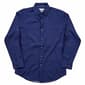 Mens Christian Aujard Fitted Dress  Shirt - Navy Grid - image 1