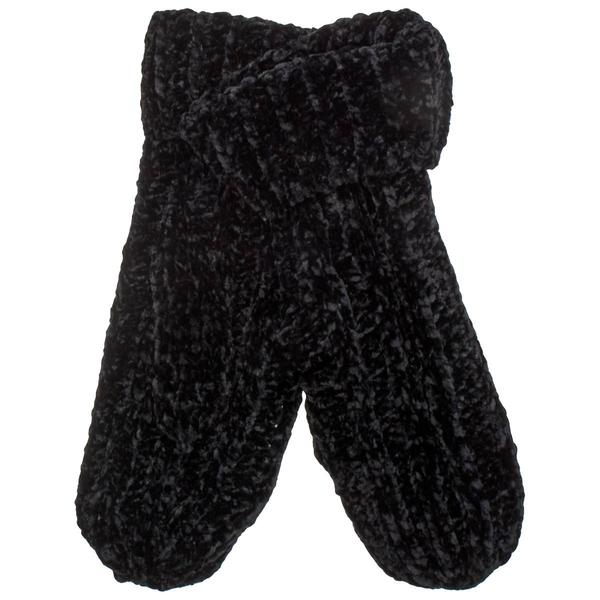 Womens Cuddl Duds(R) Chenille Rib Mittens - image 
