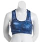 Womens Starting Point Racerback Abstract Sports Bra - Blue - image 1