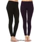 Womens White Mark 2pk. Solid Skinny Leggings - image 7