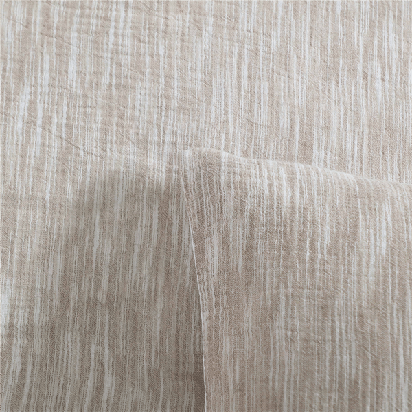 Palm Aire Theo 3pc. Taupe Gauze Cotton Comforter Set