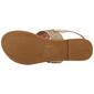 Womens Fifth & Luxe Shimmer Cut-Out Thong Sandals - image 3