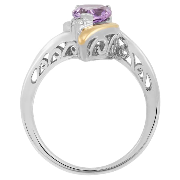 Gemstone Classics™ Sterling Silver & Amethyst Pear Ring