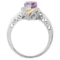 Gemstone Classics™ Sterling Silver & Amethyst Pear Ring - image 3