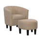 Convenience Concepts Take a Seat Churchill Linen Chair & Ottoman - image 1
