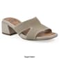 Womens White Mountain Milled Slide Sandals - image 10