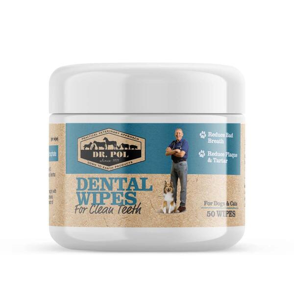 Dr. Pol Dental Wipes for Dogs & Cats 50 Count - image 