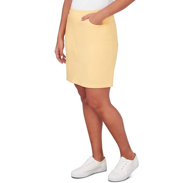 Womens Hearts of Palm Sol Mates Solid Stretch Skort