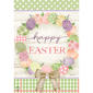 Briarwood Lane Easter Egg Wreath Happy Easter Garden Flag - image 1