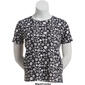 Womens Hasting & Smith Short Sleeve Crew Neck Daisy Tee - image 4