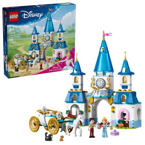 LEGO® Disney Princess Cinderella''s Castle & Horse Carriage