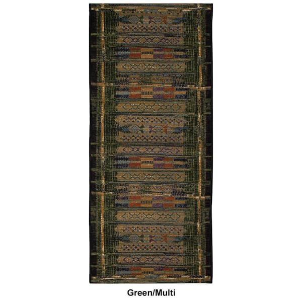 Liora Manne Esencia Tribal Stripe Rectangular Runner