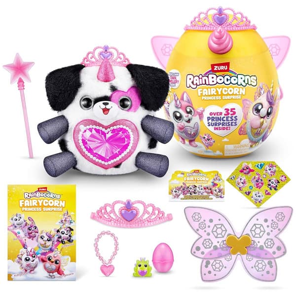 Zuru Rainbocorns Fairy Corn Princess Surprise Plush - image 