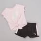 Baby Girl &#40;12-24M&#41; Puma&#40;R&#41; Short Sleeve Shimmer Tee & Shorts Set - image 1