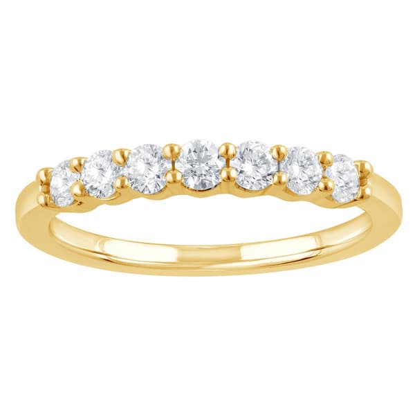 Nova Star(R) Yellow Gold 1/2ctw. Lab Grown Diamond Band Ring - image 