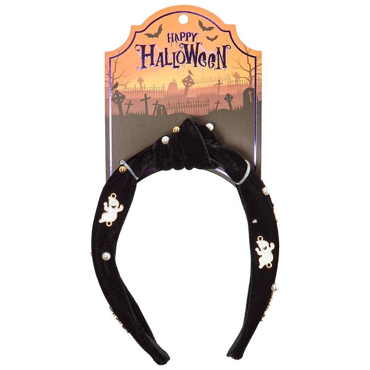 Womens Book of Spells Ghost Black Headband