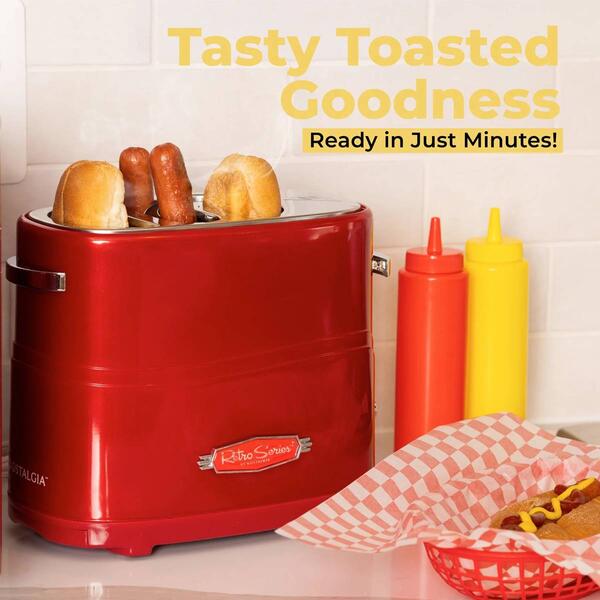 Nostalgia&#8482; Retro Pop Up Hot Dog Toaster