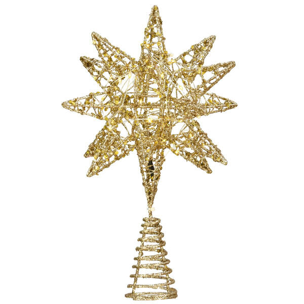 National Tree 14.5in. Dual Color&#40;R&#41; Falling Star Tree Topper - image 