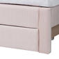 Baxton Studio Elora Modern Pleated Velvet Storage Queen Bedframe - image 7