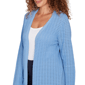 Petite Emaline Seabreeze Essence Open Front Pointelle Cardigan - image 5