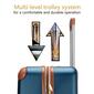 19V69 Italia Vintage 3pc. Expandable Retro Luggage Set - image 7
