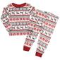 Toddlers PJ&#39;&#39;s &amp; Presents Holiday Fair Isle Jogger Pajama Set - image 1