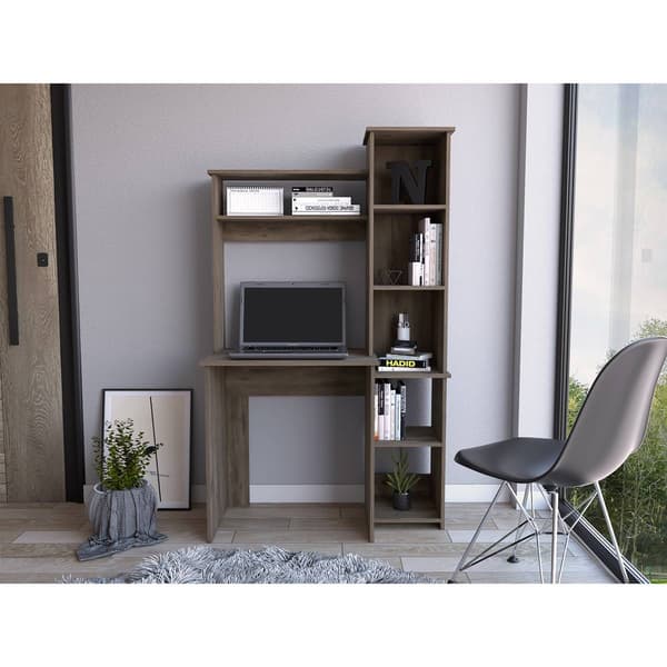 FM FURNITURE Nashville Desk w/ Shelving