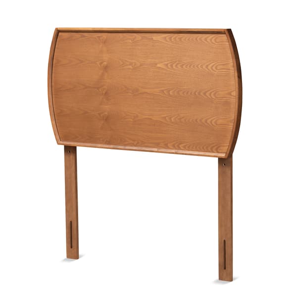 Baxton Studio Laurien Ash Walnut Wood Twin Size Headboard - image 