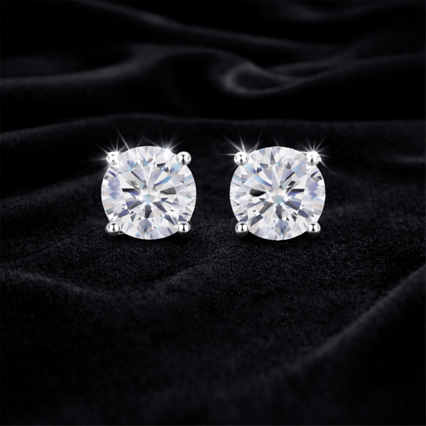 Saffron 1/2ctw. Moissanite Stud Earring