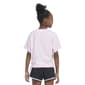 Girls (7-16) adidas® Short Sleeve Foil Emblem Side Tie Tee - image 2