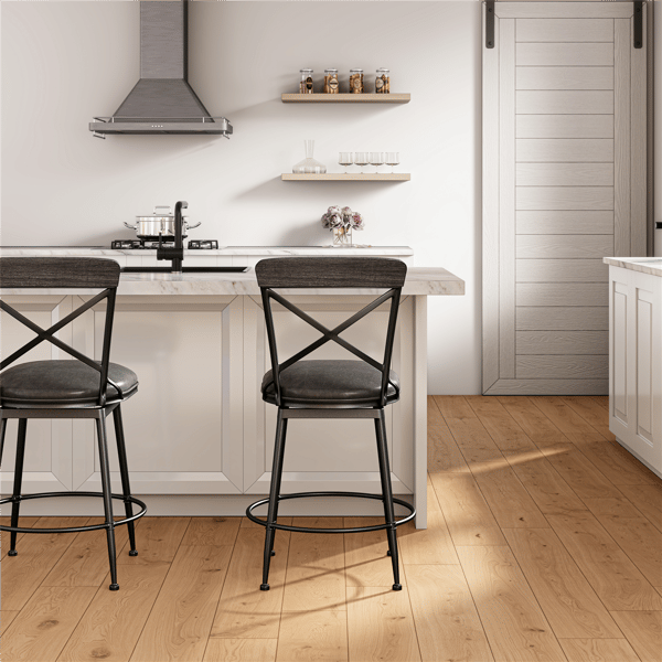 HH2 Home Decker Commercial Grade Counter Height Swivel Stool