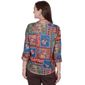Womens Ruby Rd. Romance On The Ranch Pleated Floral Blouse - image 2