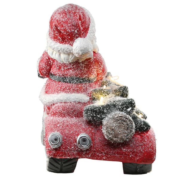 National Tree 14in. Lighted Santa On Scooter