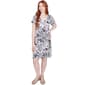 Womens Ruby Rd. Short Sleeve Leaf Tie Front Dress - image 1