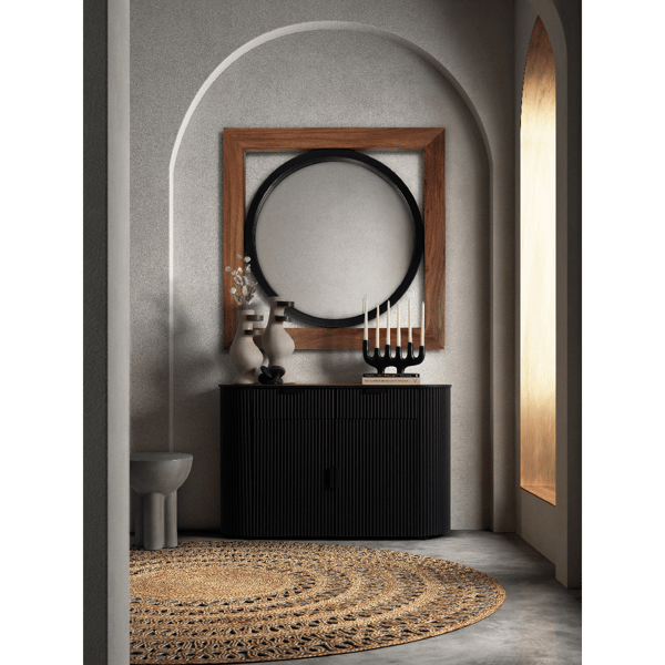 Sagebrook Home 19in. Contemporary  Pottery Cement Accent Table