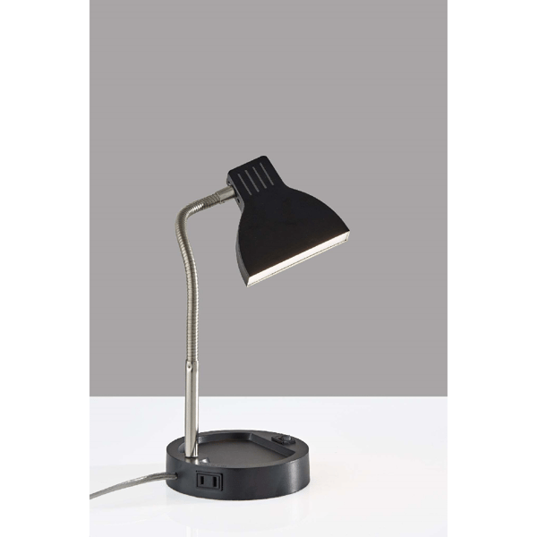 Simplee Adesso Slender LED Black Desk Lamp