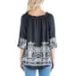 Plus Size 24/7 Comfort Apparel Flare Sleeve Tunic Top - image 2