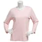 Petite Hasting & Smith Long Sleeve Solid Crew Neck Tee - image 1
