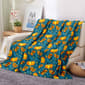 Spirit Linen Home™ Velvet Halloween Lantern/Stars Throw Blanket - image 2