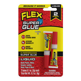 As Seen On TV 2pk. 3g. Liquid Flex Super Glue Tubes