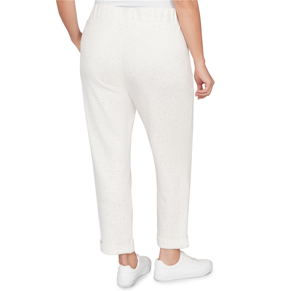 Plus Size Ruby Rd. Jetsetter Ultra Soft Knit Cuffed Sweatpants