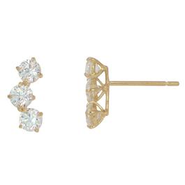 10kt. Swarovski&#40;R&#41; Cubic Zirconia Gold Filled Earrings