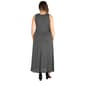 Plus Size 24/7 Comfort Apparel Sleeveless A-Line Tank Maxi Dress - image 2