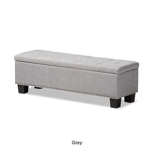 Baxton Studio Hannah Storage Ottoman Bench