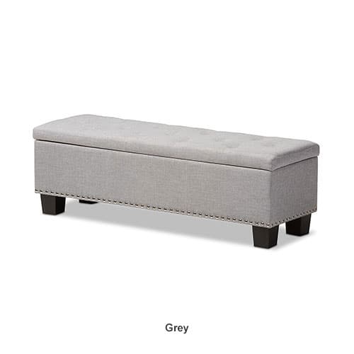 Baxton Studio Hannah Storage Ottoman Bench