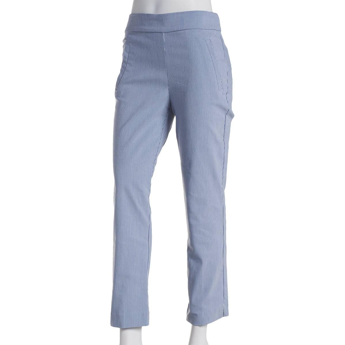 Juniors Leighton Pinstripe Sailor Button Straight Leg Pants