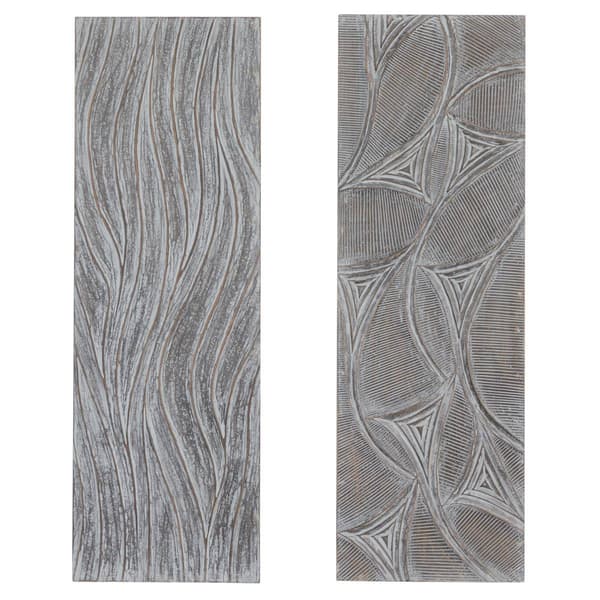 9th & Pike&#40;R&#41; Rectangular Grey Wood Wall Decor