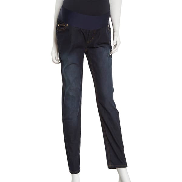 Womens Times Two Denim Under Belly Maternity Jeans - image 