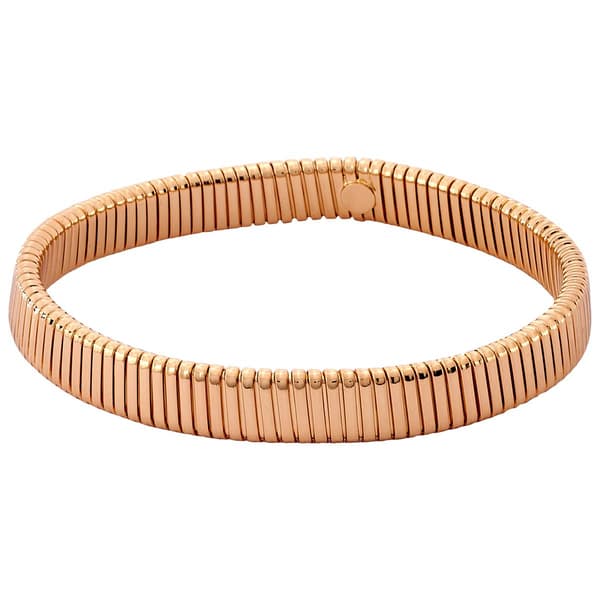 Design Collection Gold-Tone Ridged Bracelet - image 